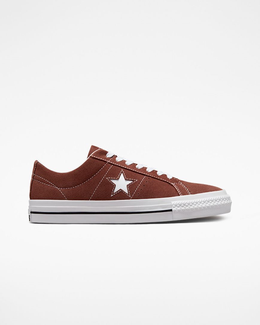 Dámské Skate Boty Converse One Star Pro Červené Bílé Černé | CZ IDNO52